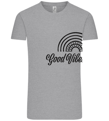 Good Vibes Only Rainbow Design - Comfort Unisex T-Shirt_ORION GREY_front