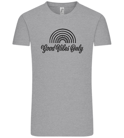 Good Vibes Only Rainbow Design - Comfort Unisex T-Shirt_ORION GREY_front