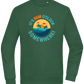 It's Rum O'Clock Design - Comfort Essential Unisex Sweater_GREEN BOTTLE_front