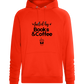 Books and Coffee Design - Comfort unisex hoodie_BURNT ORANGE_front