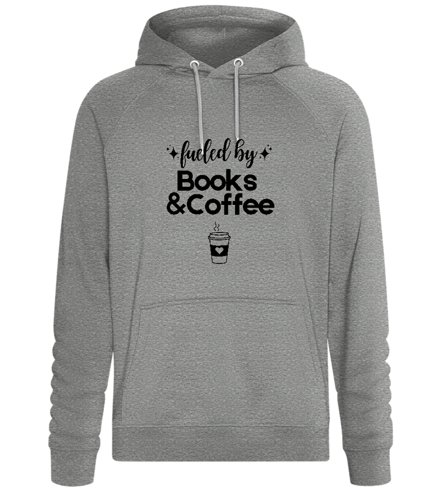 Books and Coffee Design - Comfort unisex hoodie_ORION GREY II_front