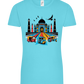 India Taj Mahal Design - Comfort women's t-shirt_HAWAIIAN OCEAN_front