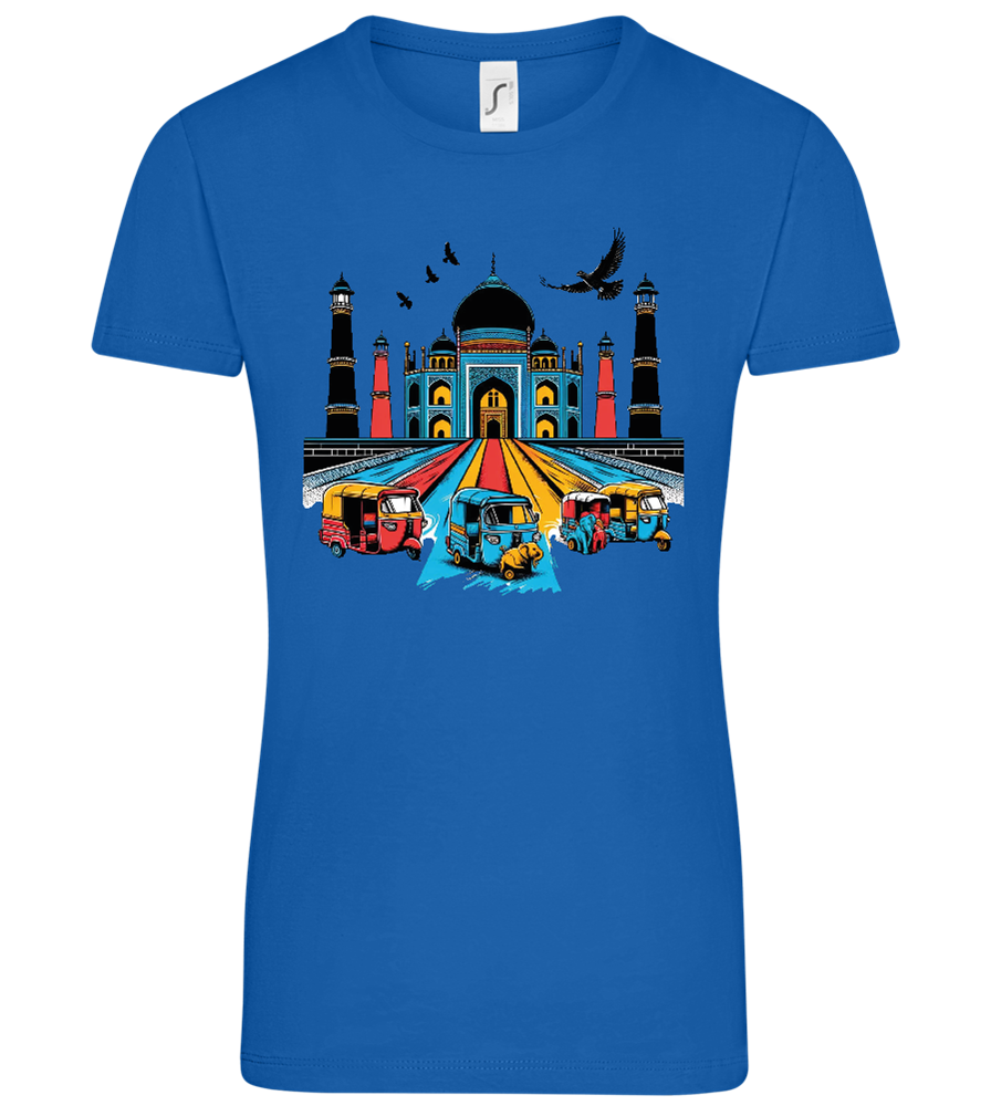 India Taj Mahal Design - Comfort women's t-shirt_ROYAL_front