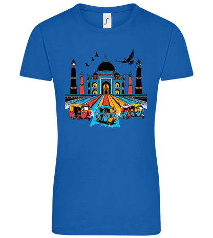 India Taj Mahal Design - Comfort women's t-shirt_ROYAL_front