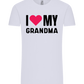 I Love My Grandma Design - Comfort Unisex T-Shirt_LILAK_front