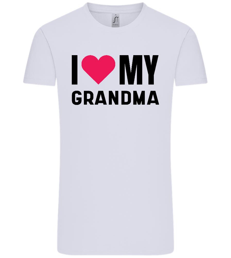I Love My Grandma Design - Comfort Unisex T-Shirt_LILAK_front