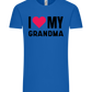 I Love My Grandma Design - Comfort Unisex T-Shirt_ROYAL_front