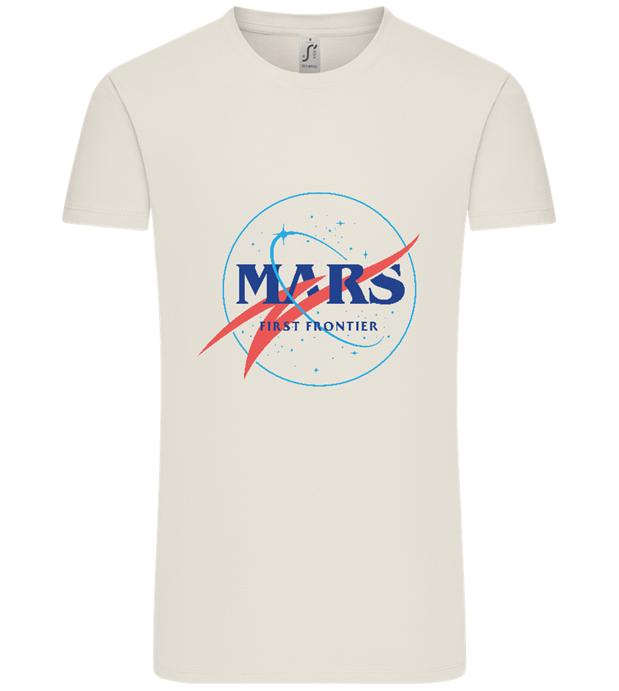 Mars First Frontier Design - Comfort Unisex T-Shirt_ECRU_front