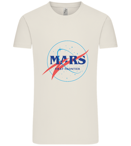 Mars First Frontier Design - Comfort Unisex T-Shirt_ECRU_front