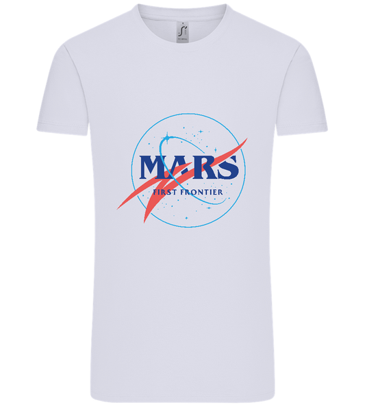 Mars First Frontier Design - Comfort Unisex T-Shirt_LILAK_front