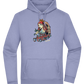 Los Angeles Design - Premium Essential Unisex Hoodie_BLUE_front