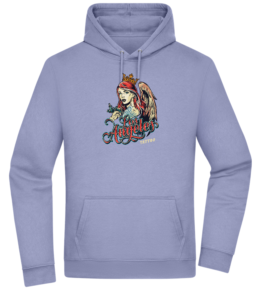 Los Angeles Design - Premium Essential Unisex Hoodie_BLUE_front