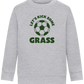 Let's Kick Some Grass Design - Comfort Kids Sweater_ORION GREY II_front