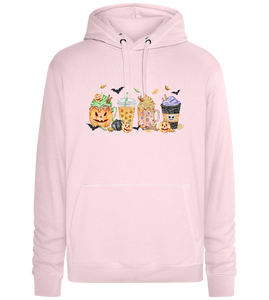 Halloween Drinks Design - Premium unisex hoodie