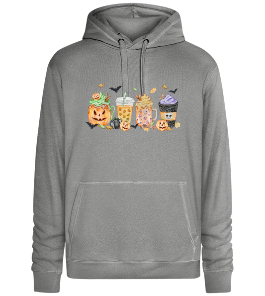 Halloween Drinks Design - Premium unisex hoodie_ORION GREY II_front