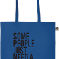 Some People Need a High-five Design - Essential colored organic cotton tote bag_ROYAL BLUE_front