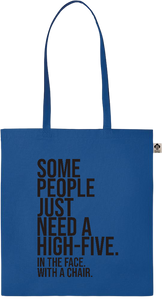 Some People Need a High-five Design - Essential colored organic cotton tote bag