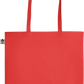 Some People Need a High-five Design - Essential colored organic cotton tote bag_RED_back