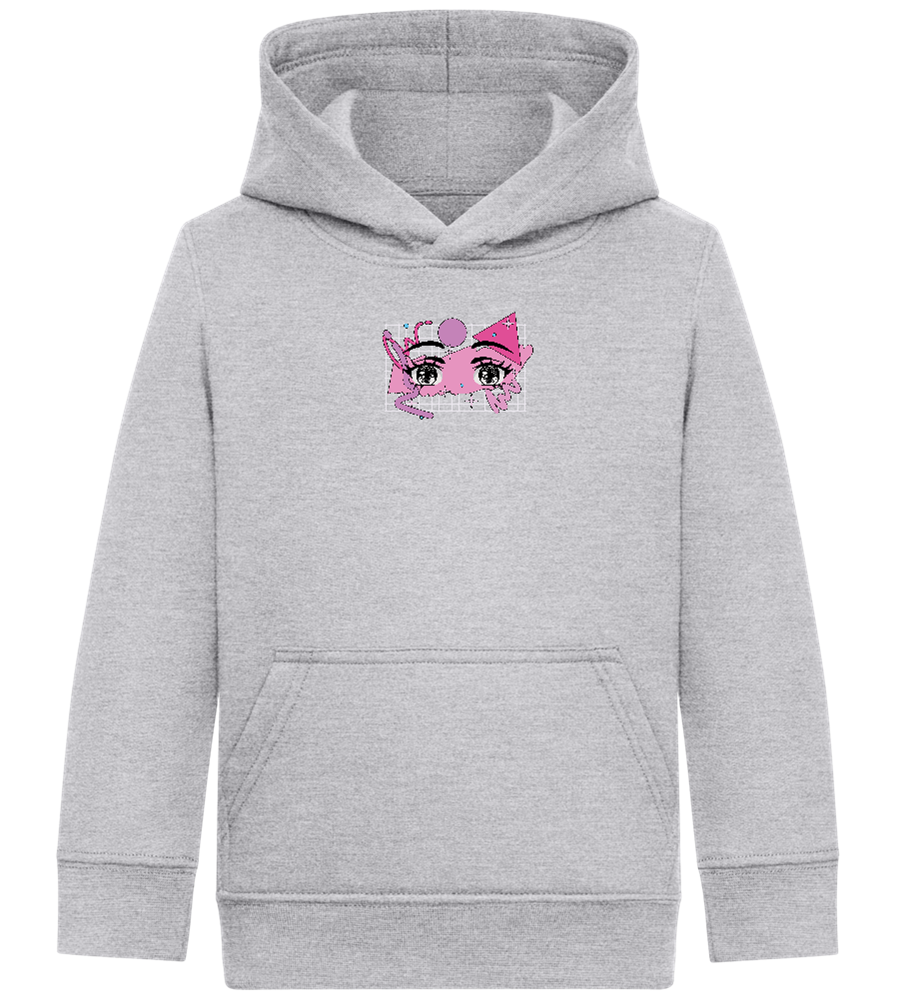 Fancy Eyes Design - Comfort Kids Hoodie_ORION GREY II_front