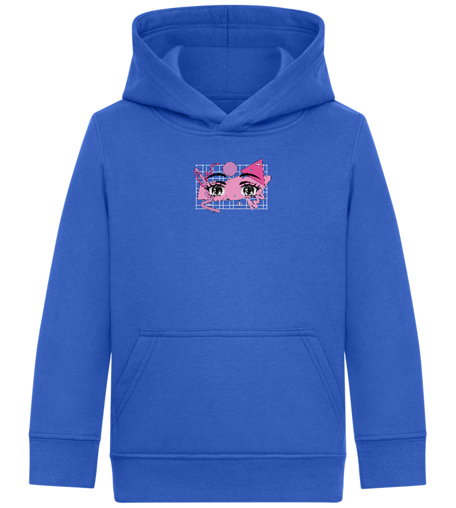 Fancy Eyes Design - Comfort Kids Hoodie_ROYAL_front