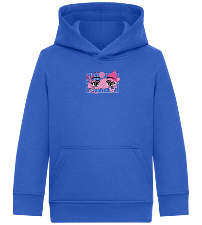 Fancy Eyes Design - Comfort Kids Hoodie_ROYAL_front