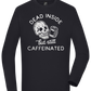 Dead Inside Caffeinated Design - Comfort men's long sleeve t-shirt_MARINE_front