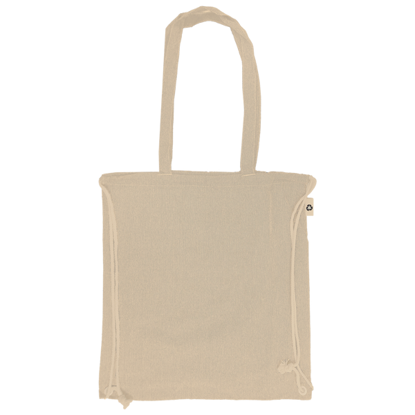 140gr/m² Recycled Fabric Bag_BEIGE_front