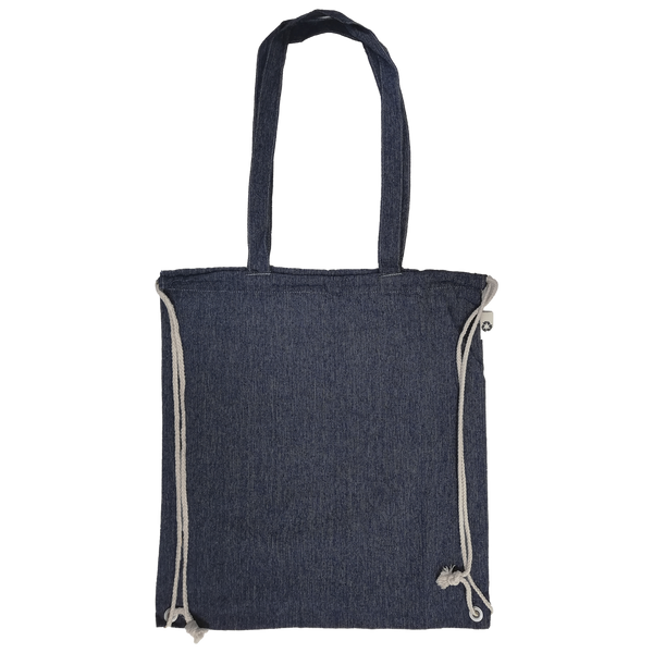 140gr/m² Recycled Fabric Bag_BLUE_front