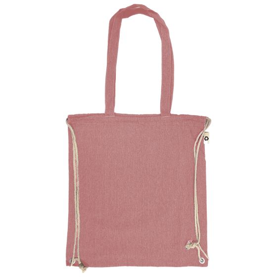 140gr/m² Recycled Fabric Bag_RED_front