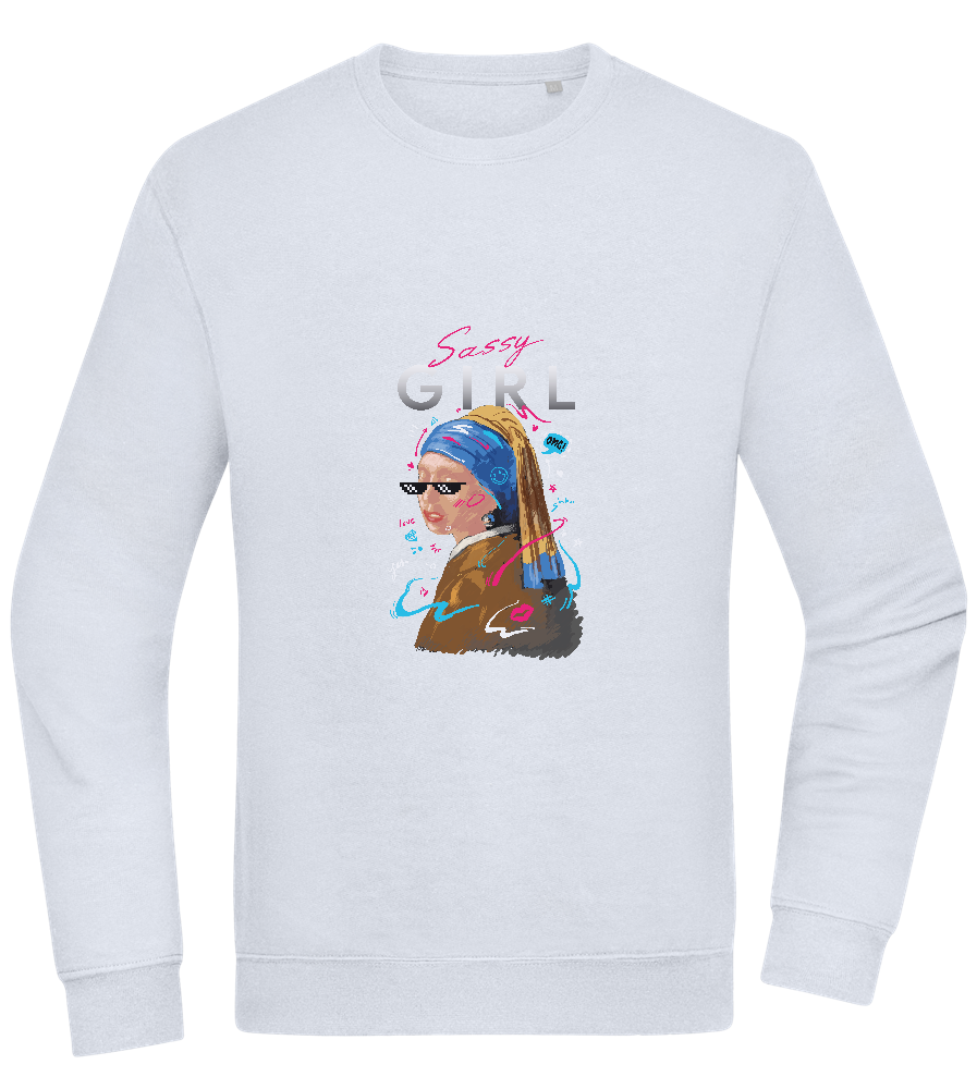 The Sassy Girl Design - Comfort Essential Unisex Sweater_CREAMY BLUE_front