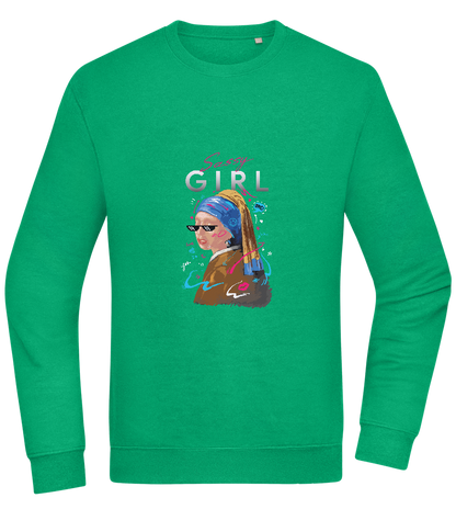 The Sassy Girl Design - Comfort Essential Unisex Sweater_MEADOW GREEN_front