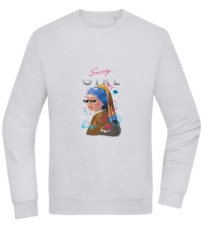 The Sassy Girl Design - Comfort Essential Unisex Sweater_ORION GREY II_front