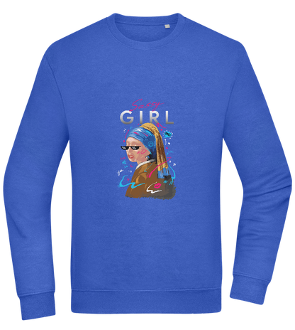 The Sassy Girl Design - Comfort Essential Unisex Sweater_ROYAL_front