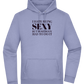 I Hate Being Sexy Design - Premium Essential Unisex Hoodie_BLUE_front