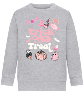 Pink Trick or Treat Design - Comfort Kids Sweater