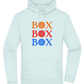 Box Box Box Design - Premium Essential Unisex Hoodie_ARCTIC BLUE_front