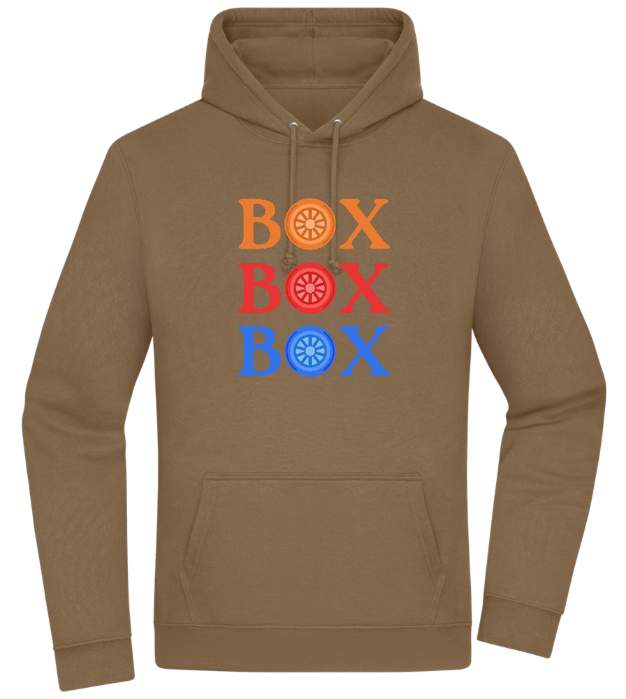 Box Box Box Design - Premium Essential Unisex Hoodie_ARMY_front