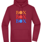 Box Box Box Design - Premium Essential Unisex Hoodie_BORDEAUX_front