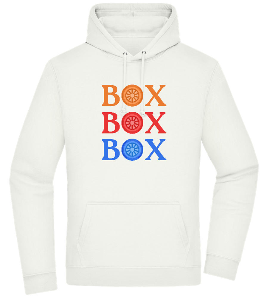 Box Box Box Design - Premium Essential Unisex Hoodie_CREAMY GREEN_front