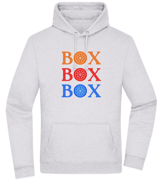 Box Box Box Design - Premium Essential Unisex Hoodie_ORION GREY II_front