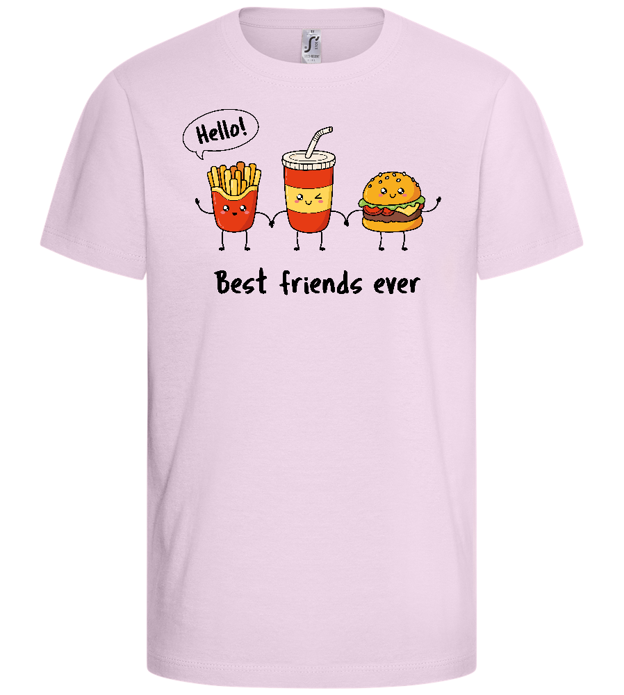 Best Friends Ever Design - Basic kids t-shirt_LIGHT PINK_front