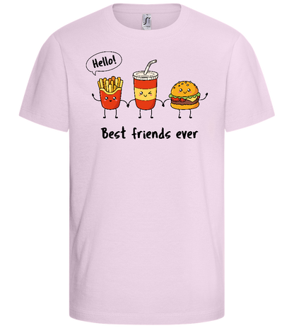 Best Friends Ever Design - Basic kids t-shirt_LIGHT PINK_front