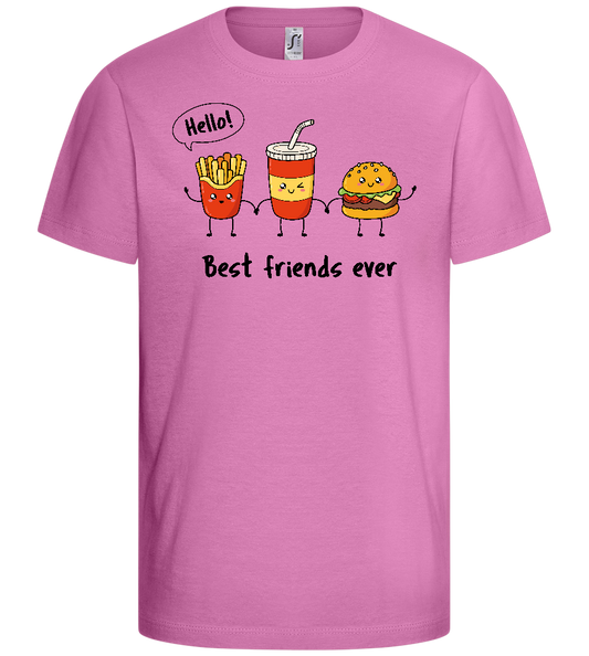 Best Friends Ever Design - Basic kids t-shirt_PINK ORCHID_front