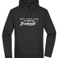 Fluently Ironic Design - Premium Essential Unisex Hoodie_BLACK_front