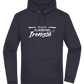 Fluently Ironic Design - Premium Essential Unisex Hoodie_FRENCH NAVY_front