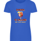 Sangria is Calling Design - Basic women's fitted t-shirt_ROYAL_front