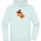 Spooky Pumpkin Spice Design - Premium Essential Unisex Hoodie_ARCTIC BLUE_front