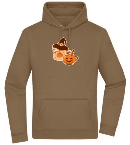 Spooky Pumpkin Spice Design - Premium Essential Unisex Hoodie_ARMY_front