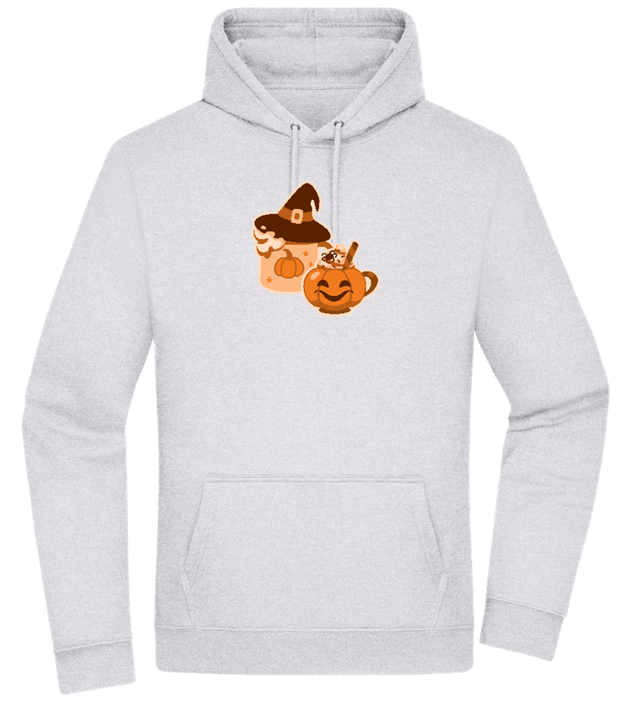 Spooky Pumpkin Spice Design - Premium Essential Unisex Hoodie_ORION GREY II_front