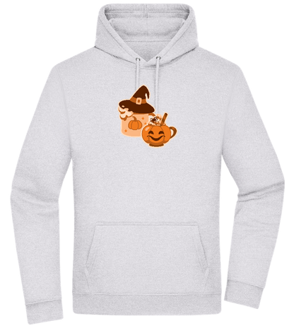 Spooky Pumpkin Spice Design - Premium Essential Unisex Hoodie_ORION GREY II_front